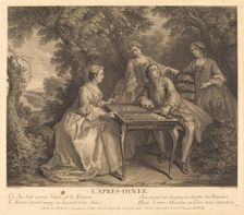 L'apres-diner, 1741. Creator: Nicolas de Larmessin