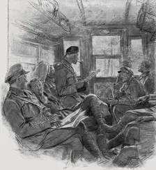 L'Armee Britannique dans le Nord de la France; Officiers diriges vers le front 1916. Creator: Unknown