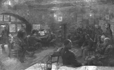 L'Armee Britannique dans le Nord de la France; "Artists Rifles" : soiree au mess des..., 1916. Creator: Unknown