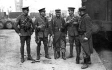 'L'Armee Britannique; Rouen est, en France, la premiere base de l'armee Britannique 1914. Creator: Unknown