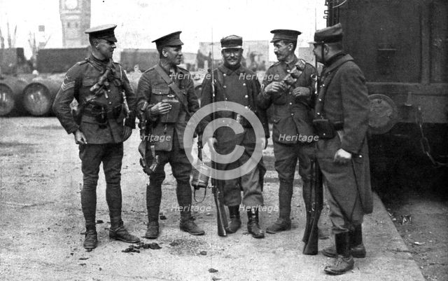 ''L'Armee Britannique; Rouen est, en France, la premiere base de l'armee Britannique', 1914. Creator: Unknown.