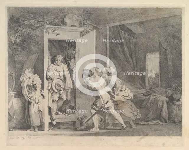 L'Armoire, 1778. Creator: Jean-Honore Fragonard.