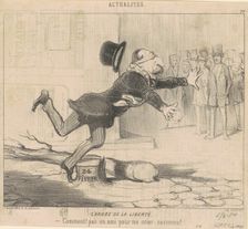 L'arbre de la liberté, 19th century. Creator: Honore Daumier