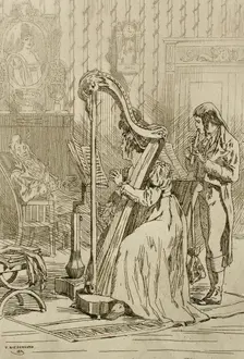 L'Ariette, 1874. Creator: Félicien Rops