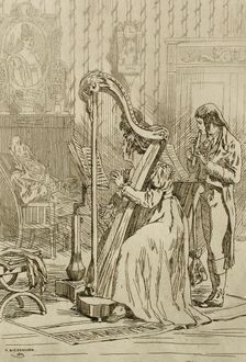 L'Ariette, 1874. Creator: Félicien Rops