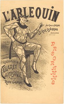 L'Arlequin, 1890s. Creator: Henri-Gabriel Ibels