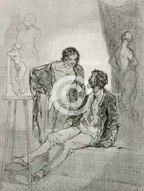 L'Art, 1856. Creator: Félicien Rops.