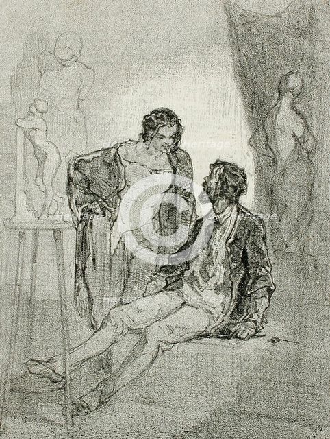 L'Art, 1856. Creator: Félicien Rops.
