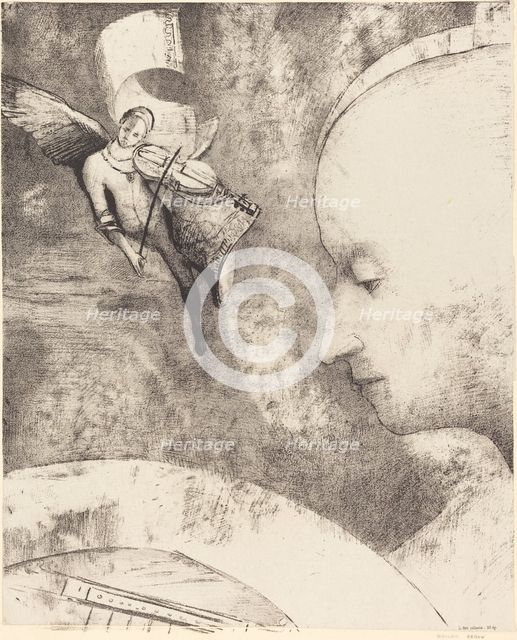 L'Art Celeste (The Celestial Art), 1894. Creator: Odilon Redon.