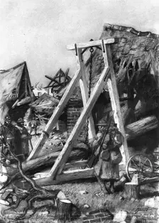 L'art de Detruire; Le Belier de Margny-Aux-Cerises 1917. Creator: Unknown