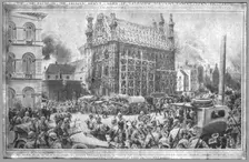 L'Art de la Retouche; Double page publiee par "The Illustrated London News" le 12 Septembre 1914 Creator: Unknown