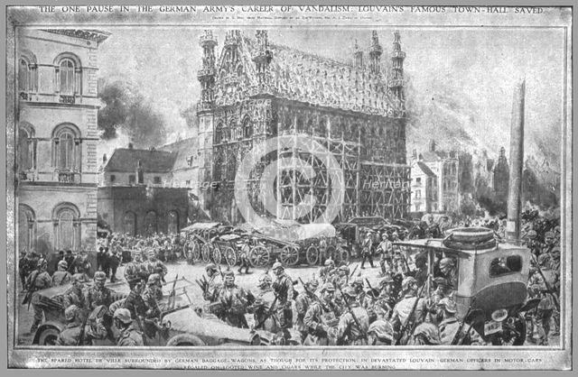 'L'Art de la Retouche; Double page publiee par "The Illustrated London News" le 12 Septembre 1914'. Creator: Unknown.