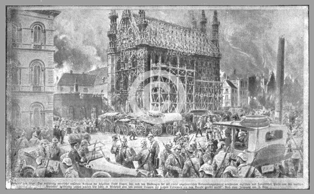 'L'Art de la Retouche; La composition de "L' Illustrated London News" re-naniee par..., 1914. Creator: Unknown.