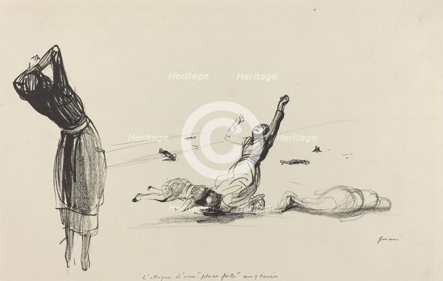 L'attaque d'une "place forte" anglaise, probably 1917. Creator: Jean Louis Forain.