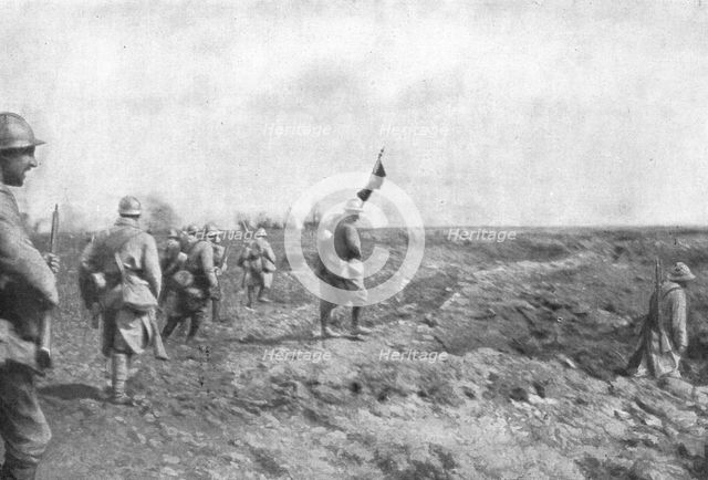 'L'attaque du 4 septembre entre Chilly et Chaulnes; le 4 septembre, 2 h. 10. -- L'attaque..., 1916. Creator: Unknown.