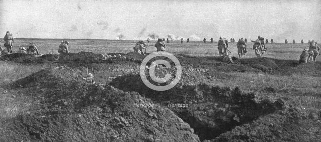 'L'Attaque du 5 mai 1917 sur le Chemin des Dames; Notre avance sur le plateau, en direction..., 1917 Creator: Unknown.