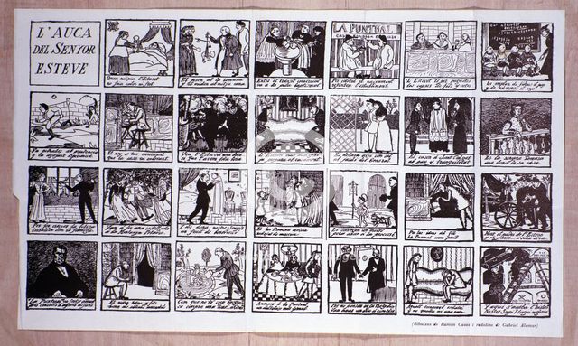 L'Auca del Senyor Ramón Esteve' with drawings by Ramon Casas and texts by Gabriel Alomar.