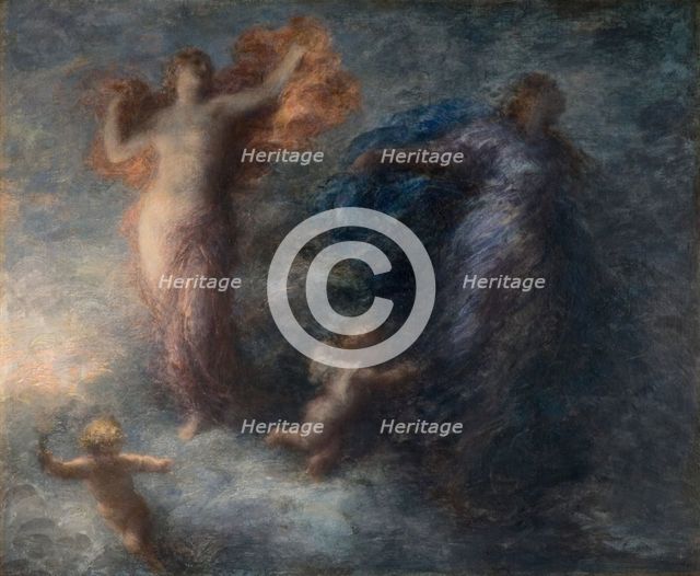 L'Aurore et la Nuit (Dawn and the Night), 1894. Creator: Henri Fantin-Latour.