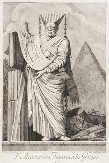 L'Auteur des figures à la Grecque, 1771. Creator: Bossi