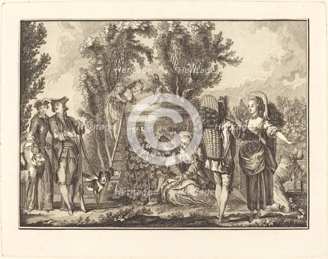 L'automne. Creators: Joseph de Longueil, Charles Eisen.