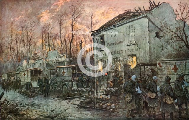 'L'Automobile Pendant la Guerre', France World War I, 1914-1918. Artist: Unknown
