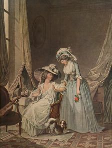 L'Aveu Difficile (Difficult Confession), 1787, (1913). Artist: Jean Francois Janinet