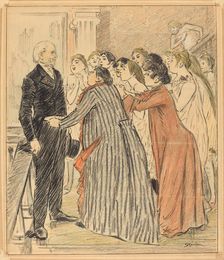 L'Aventure du Vieux Doyen, (The Adventure of the Old Dean), 1891. Creator: Theophile Alexandre Steinlen