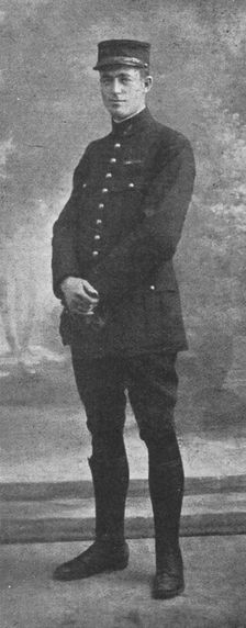 L'Aviateur Kiffin Rockwell; mort pour la France. Le sergent aviateur Kiffin Rockwell 1916. Creator: Unknown