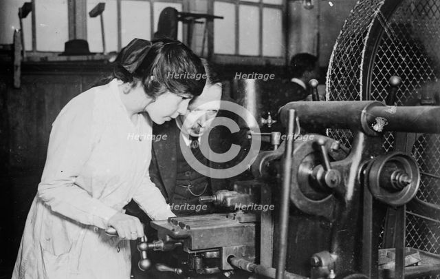 L.C.C. Tech Institute, Munitions Class, May 1917. Creator: Bain News Service.
