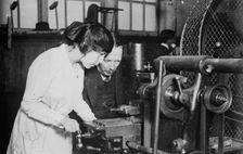 L.C.C. Tech Institute, Munitions Class, May 1917. Creator: Bain News Service