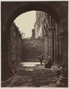 L.D. Campbell's Tomb (verso), c. 1861. Creator: John Hamilton Craigie (British)