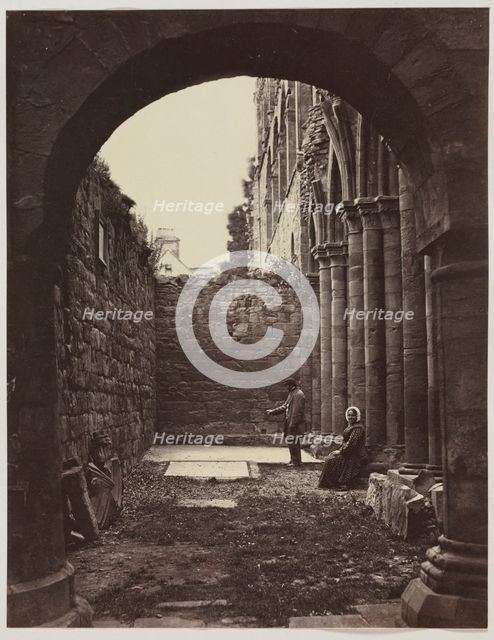 L.D. Campbell's Tomb (verso), c. 1861. Creator: John Hamilton Craigie (British).