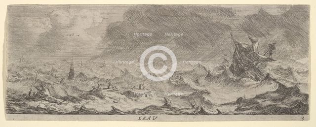 L'Eau, from The Elements, 17th century. Creator: Reinier Zeeman.