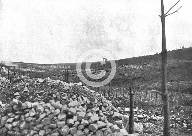 'L'effort allemand sur Souville; A Thiamont: au Nord de l'ouvrage de ce nom..., 1916 (1924) Creator: Unknown.