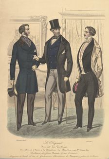 L'Elegant from Journal des Tailleurs, 1848. Creator: Unknown