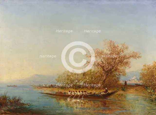L'Embouchure du Bosphore, between 1880 and 1890. Creator: Felix Francois Georges Philibert Ziem.