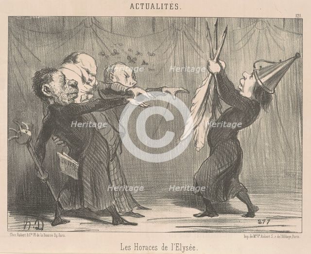 L'empereur soulouque ..., 19th century. Creator: Honore Daumier.