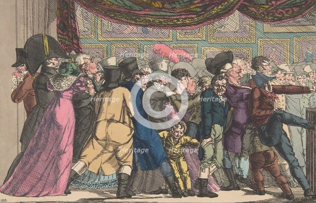 L'Entrée au Musée, 1808., 1808. Creator: Anon.
