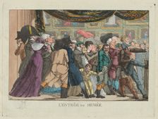 L'entrée au musée (Entrance to the Museum), 1808. Creator: Unknown