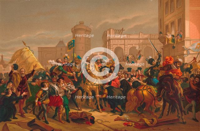 L'Entree d'Henri IV a Paris (the entry of Henri IV into Paris)', 1817. Artist: Unknown.