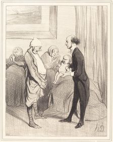 L'entrée dans la vie, 1843. Creator: Honore Daumier