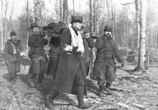 L'entrée de l'Italie dans la Guere, le 24 mai 1915; Le corps du capitaine Bruno Garibaldi 1915. Creator: Unknown