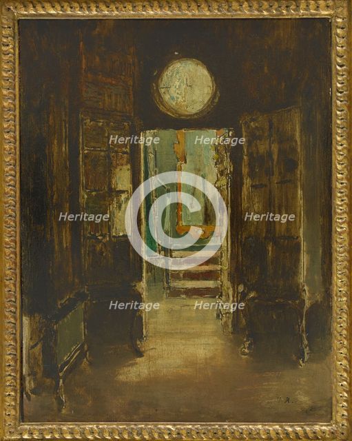 L'Escalier du look-out à Hauteville House. Creator: Georges-Victor Hugo.