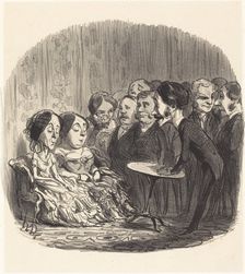 L'esprit frappeur, c1851. Creator: Honore Daumier
