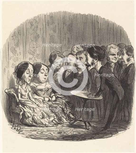 L'esprit frappeur, c1851. Creator: Honore Daumier.