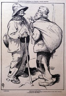 L'Esquella de la Torratxa Núm. 2000, Barcelona, April 27, 1917. Caricature for this satirical…