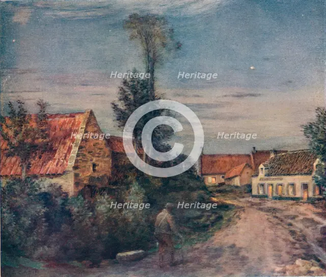 'L'estaminet', c1889. Artist: Jean-Charles Cazin.