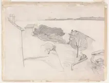 L'Estaque, 1870/1872. Creator: Paul Cezanne