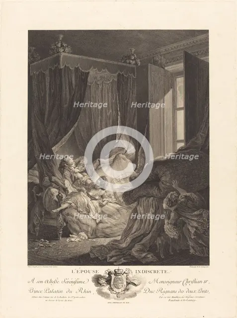 L'Epouse indiscrete, 1771. Creator: Nicolas Delaunay.