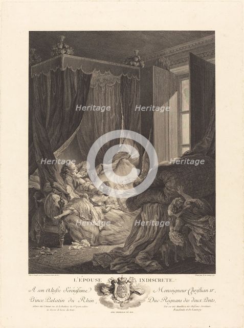 L'Epouse indiscrete, 1771. Creator: Nicolas Delaunay.